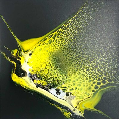Sibylle Hoppe Acryl auf Leinwand 50 x 50 cm Gelbe Elemente
